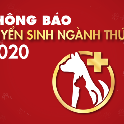 Thông báo tuyển sinh ngành thú y năm học 2020