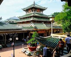 Hình ảnh về Châu Đốc city, An Giang with temples and busy streets