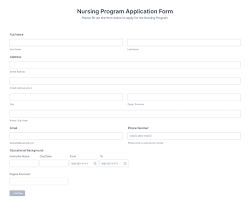 Hình ảnh về Application form for nursing program