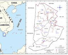 Hình ảnh về map showing the location of Giải Pháp Chọn Trường and potential nursing schools in Hau Giang  if possible, otherwise a generic map image