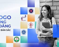 Hình ảnh về Banner quảng cáo của Trường Giải Pháp Chọn Trường với logo, slogan và thông tin liên hệ