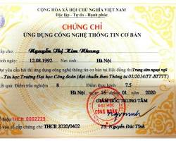 Hình ảnh về Chứng chỉ tin học các loại