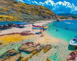 Hình ảnh về Ninh Thuan landscape  possibly Vinh Hy Bay or sand dunes