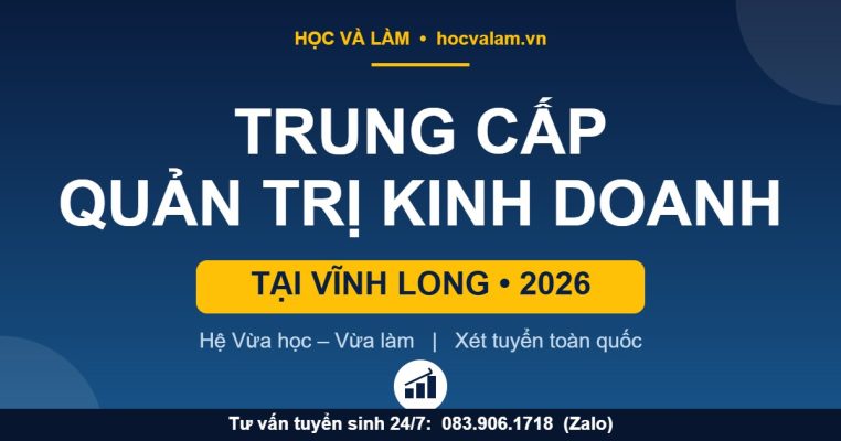 Trung cấp Quản trị kinh doanh tại Vĩnh Long 2026